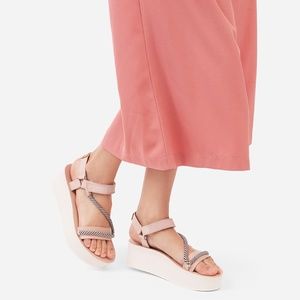 Charles & Keith Braided Platform Sandals